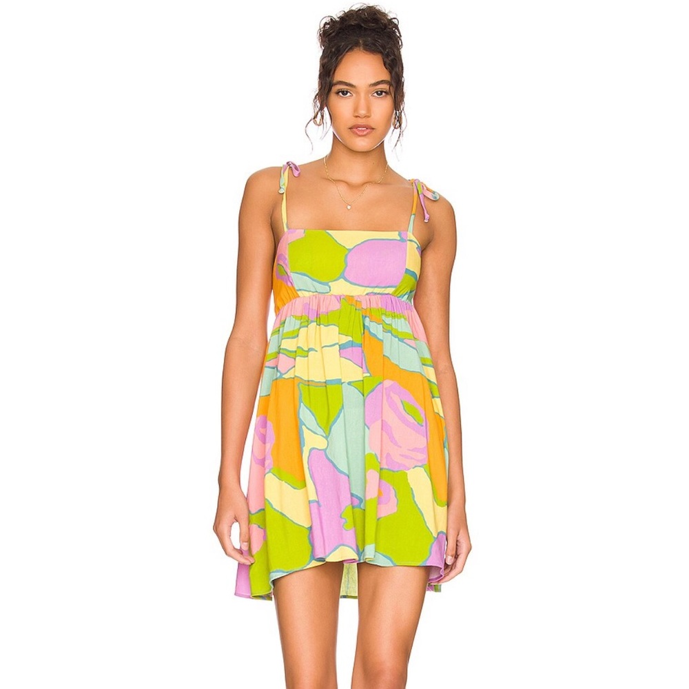 Gretchen Mini Dress in “Summer Sorbet” by Show Me Your MuMu